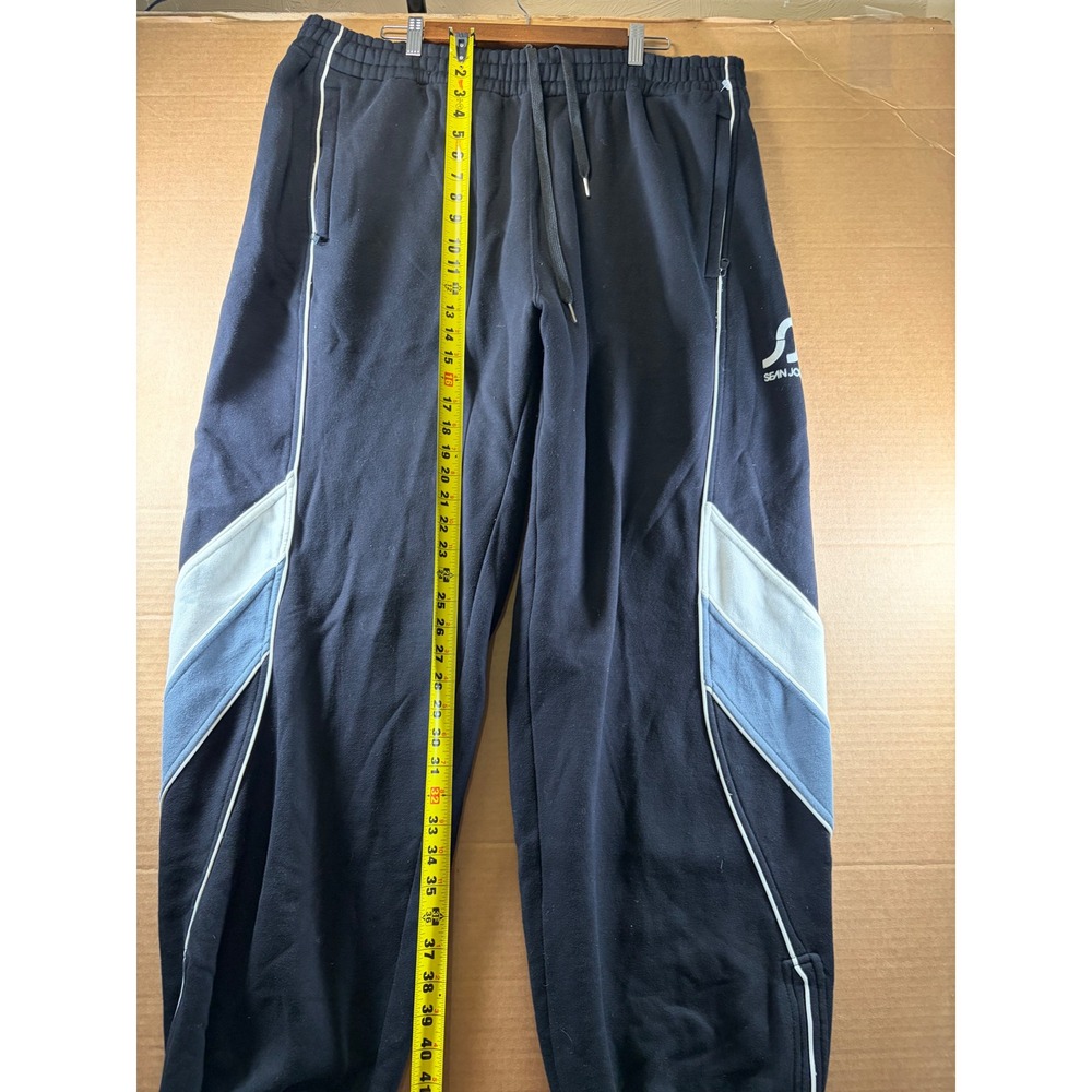 Sean John Tracksuit Set Mens 3XL Navy Blue Full Zip Hoodie Sweatpants Vintag Y2K - Picture 8 of 15